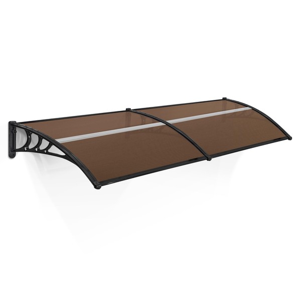 Mcombo 40"X80" Window Awning Outdoor Polycarbonate Front Door Patio Cover