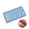 Angelkiss 10pcs 2mm dente dente cristallo ornamenti denti gioielli decorazione