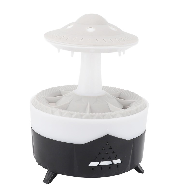 Water Drip Aromatherapy Diffuser 7 Color Light Mushroom Rain Humidifier