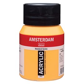 Amsterdam Standard Series Acrylic Jar 500ml Gold Yellow 253 (17722532)
