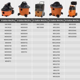 iKEEPOW 73316 Filter Plate Nut Compatible with Ridgid & Craftsman VT2565 9-16938 83872 Shop Wet Dry Vac Filter 83872, for (pre-2010) Vacuums, Shop Vac Accessories Parts, 4 Pack