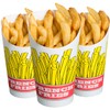 CUSINIUM 14 oz 50-Pack Navy Blue French Fry Cups -