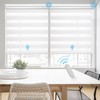 Grandekor Motorized Zebra Blinds with Remote Control, Smart Blinds Custom