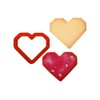 Decora Plastic Heart Cookie Cutter Diameter 8 cm