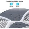 EZ-CHILL 9” Window Fan with Remote Control, 3 Speed Dual