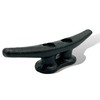ZUJARA 4 inch Black Boat Cleats, 5-Pack Electrophoretic Coated Black