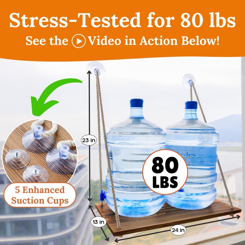 Cat Window Perch for Large Cats - Hammock Bed for