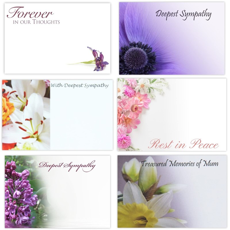 celloexpress Always Remembered (Malus Flower) Flower Message Cards - 60mm
