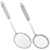 Wanmu Fat Skimmer Spoon, Stainless Steel Fine Mesh Strainer -