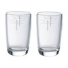La Rochere Libellules Dragonfly Glass Tumbler 40cl, Set of 2