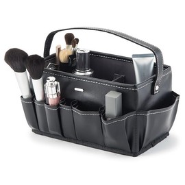 NITORI 8131381 DIVINOUS 21W Black Cosmetic Basket