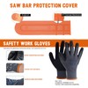 Savior 18 Inch Chainsaw Guide Bar and Chain Combo, 3/8"