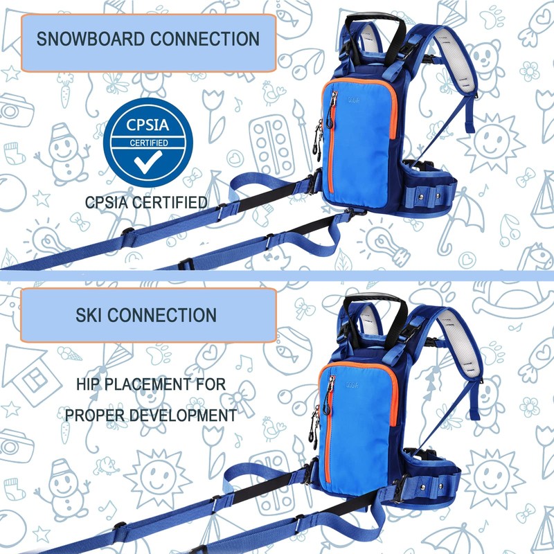 QOGIR Ski and Snowboard Harness for Kids: Learn to Ski