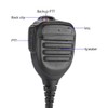 Shoulder Microphone Speaker, for YAESU FT1D FT1XDR FT2DR FT2XDR, 3.5mm