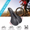 Pagetoc Bike Seat, Comfortable Soft Memory Foam Bike Saddle Waterproof