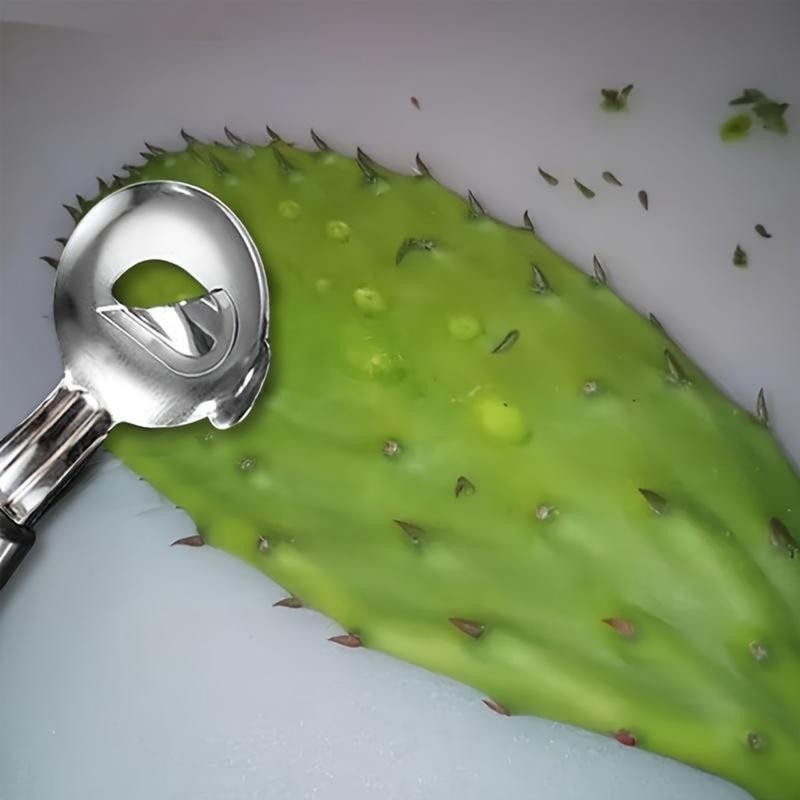 Stainless Steel Peeler - Multi-Purpose Kitchen Tools, Cactus Peeler, Noodle