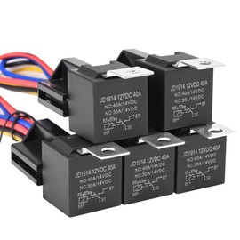 WOLFWILL 5 pieces 30/40 A 12 V car relay switch relay alternating relay