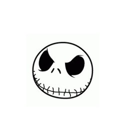 Aufkleber "Nightmare before Christmas" - Jack Skellington, 9,7 x 9 cm