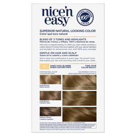 Clairol Nice'n Easy Permanent Hair Color, 7C Dark Cool Blonde, Pack of 1
