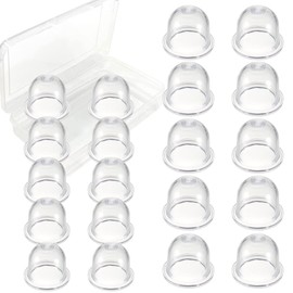ZAMDOE Primer Bulb 19mm & 22mm Universal Carburetor Oil Cup Petrol Fuel Primer Bulb for Chainsaws, Trimmers, Blowers, Brush Cutter, Lawn Mower(Transparent, 20 Pcs)