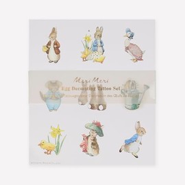 Meri Meri Peter Rabbit™ in The Garden Egg Decorating Tattoos (Pack of 27)
