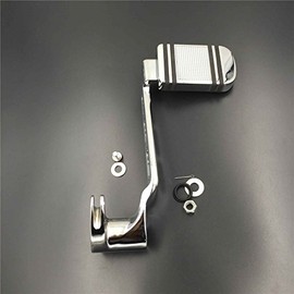HTTMT MT280-015+216-097- Motorcycle Chrome Airflow Rear Brake Lever Brake Pedal Foot Lever with Aluminum Foot Peg Compatible with 2014-later Touring Trike Model (Road King Street Glide CVO Tri Glide)