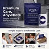 OROS Eye Patches for Men, 10 Pieces, Hyaluronic Acid &