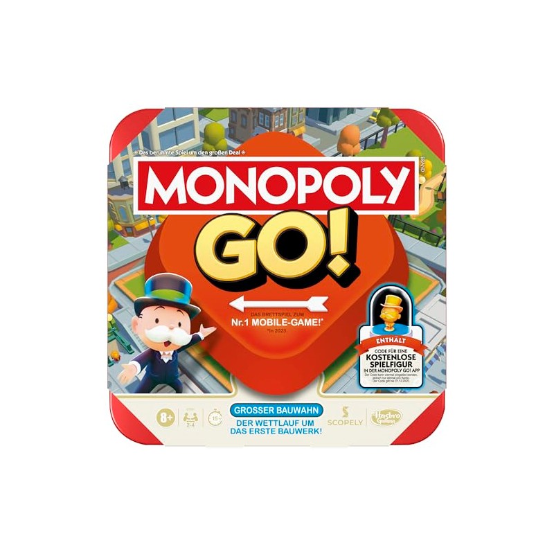 Monopoly GO! Brettspiel - Deutsche Version