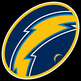 Los Angeles Chargers MEGA Style Logo 12" Magnet Heavy Duty Auto Home Football