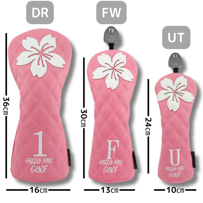 Golf Headcover, Stylish, Cool, Quilted Headcover, Available in 5 Different