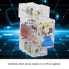 Circuit Breaker Transparent 1P Sensitive Operation ABS Circuit Breaker 230V