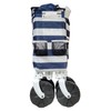 Old Bahama Bay Quad Folding Wagon Blue with White Stripe