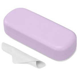 JOHOYUAN Eye Glass Case Unisex Sunglasses Case Hard Shell Eyeglasses Case Large Glasses Case for Women Men Reading Glass (Purple)
