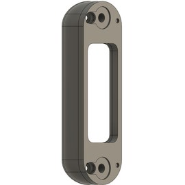 Angled Doorbell Mount compatible with Arlo 2K Video Doorbell AVD4001​ (2nd Generation) (Black, 35-Degree)