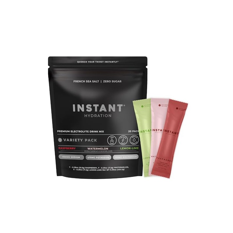 Instant Hydration Electrolyte Drink Mix Variety Pack - Sugar Free