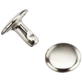 Ichinen Access Family Tool 56295 Double-Sided Caulking Set, Large, Head Diameter 0.4 inches (9 mm) x Foot Length 0.4 inches (9 mm), Silver, 20 Pairs