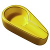 Cigar Ashtray, Handmade Gilt Ceramic Cigar Ashtray, Outdoor Accessories (Yellow)