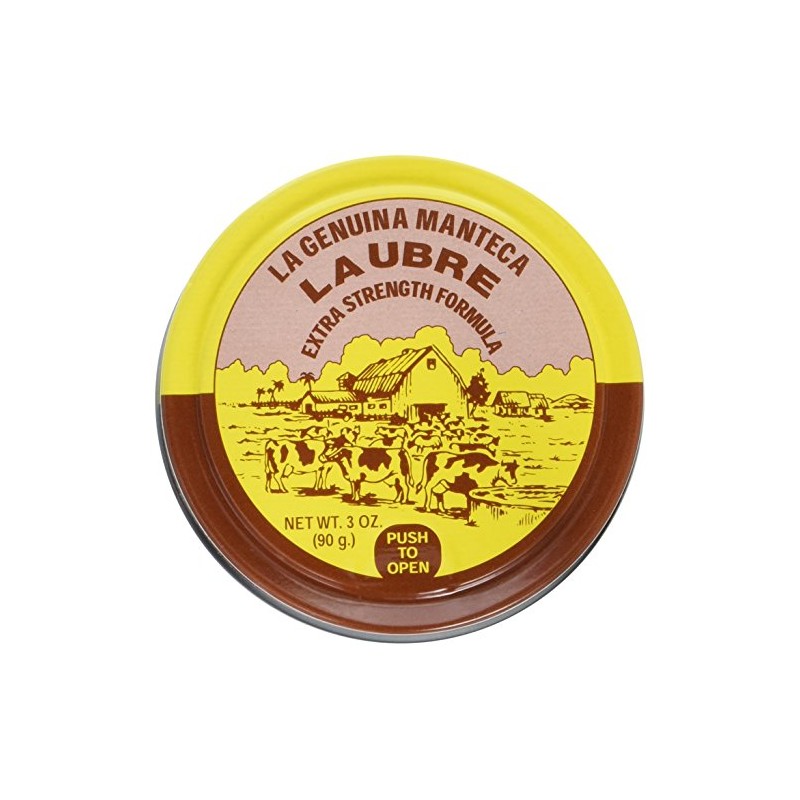 La Genuina Manteca Ubre Tin/Lata 3 Oz. (90g.) Extra Strength