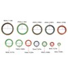 VOBOR 240pcs 68 8 mm Metal Rubber Sealing Oil Ring