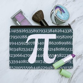 Pi Math Geek Nerd 3.14 Makeup Cosmetic Bag Organizer Pouch