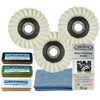 Angle Grinder Metal Polishing Buffing Kit Steel Stainless Steel 7pc