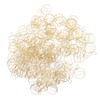100Pcs Gold Paper Clips Cute Shape Stainless Steel Multifunction Metal