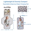 Extra Long Large Lightweight Portable Diaper Changing Mat with Storage