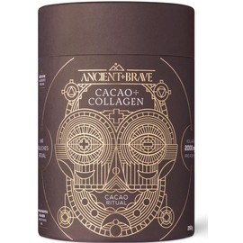 Ancient + Brave Cocoa + Collagen 250 g Raw Cocoa & Grass-Fed Collagen Organic Cocoa Ashwagandha Keto