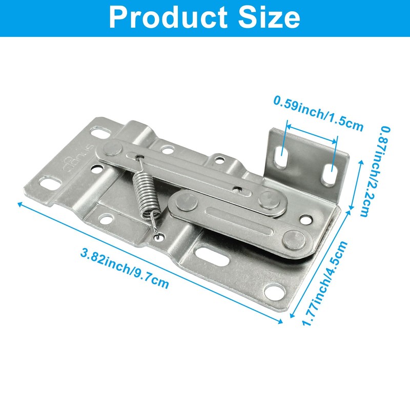 Kemcatui 2 Pcs Tip Out Tray Hinges, Sink Front Cabinet