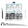 External Retaining Ring E-Clips Set, 450Pcs Snap Opening Ring Circlip