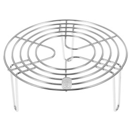 Operitacx Multifunction Steaming Cooling Rack Tall Steam Rack Stand Round Cooking