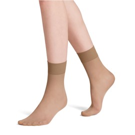 FALKE Women's Pure Matt 20 DEN W So Sheer Plain 1 Pair Socks, Skin colour Golden 4699, 2.5-5