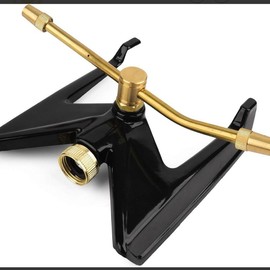 McKillans Full Metal Lawn Garden Hose Sprinkler for Yard - Large Area Coverage