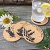 Alice in Wonderland Quotes Cork Coaster Set of 4